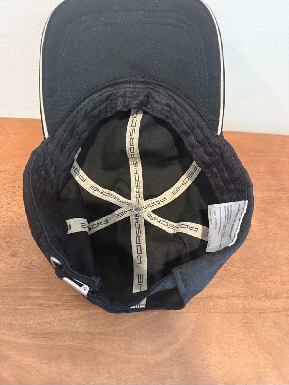 Porsche Black Logo Baseball Cap - Picture 2 of 2